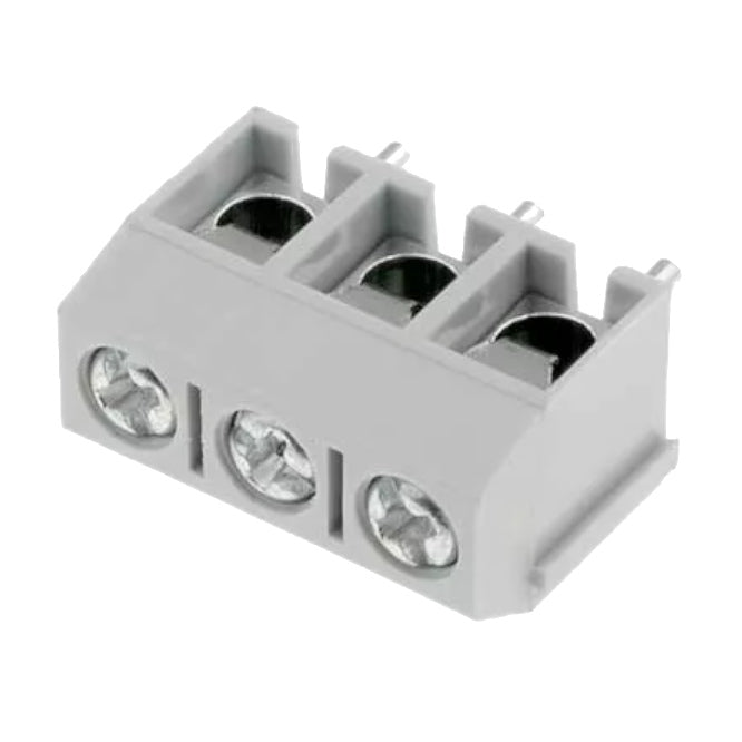 Terminal Block 3 W P=5.00 Grey Pcb Kre3