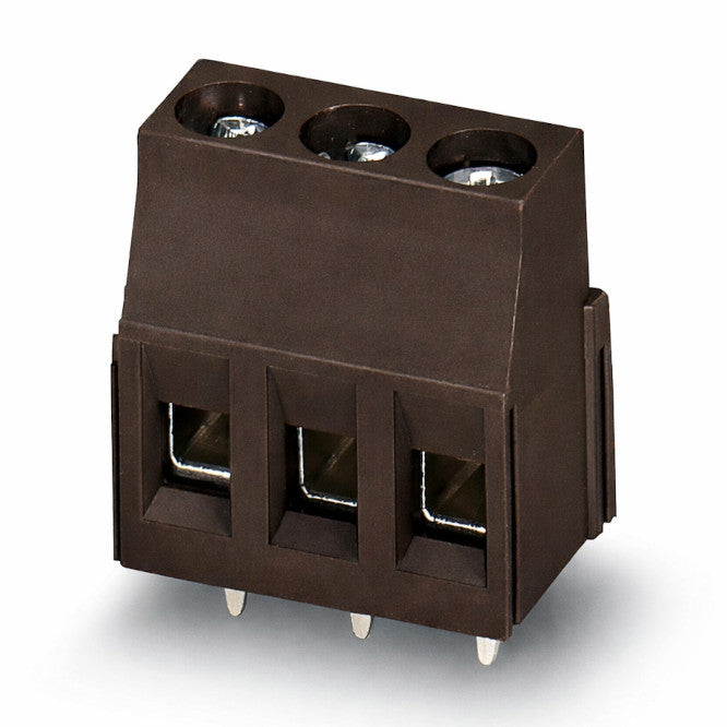 Terminal Block 3 W P=5mm Brown Pcb Kre3 A