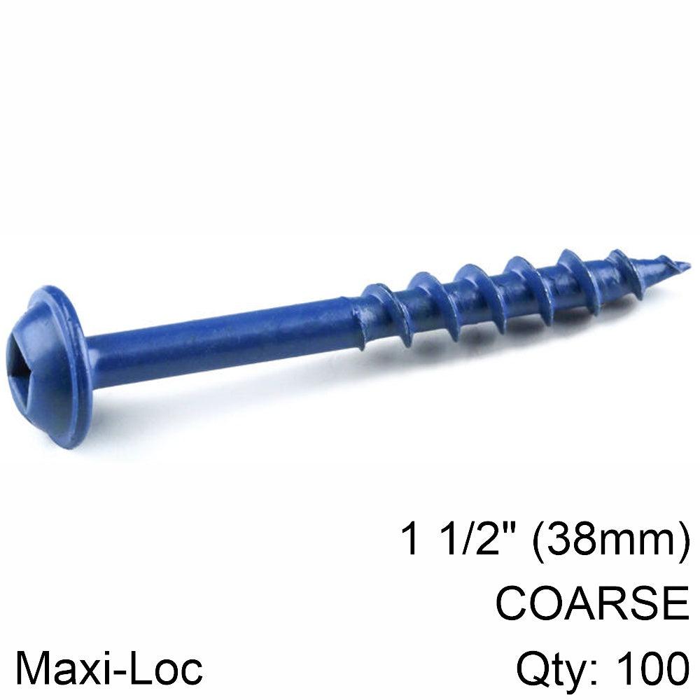 Kreg Blue Kote Pocket Hole Screws 38 Mm 1.50' #8 Coarse Thread Mx - Livestainable.co.za