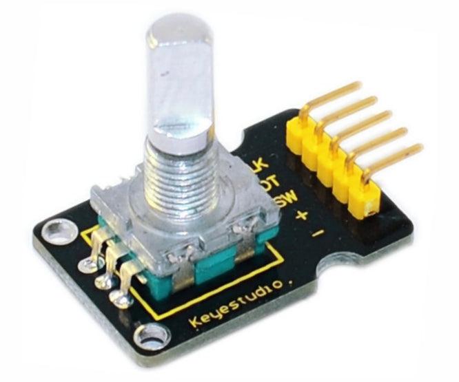 Rotary Encoder / Potentiometer W/Switch On Board Ks0013 - Livestainable.co.za