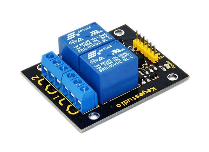 2 Ch Relay 5 V Coil, Pcb Module For Arduino Ks0057 5 Vdc - Livestainable.co.za