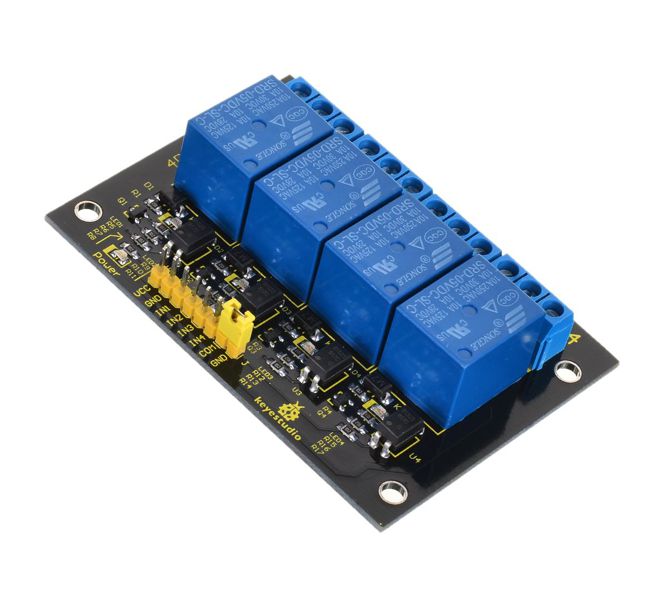 4 Channel Relay Board With 5 V Coils Ks0058 5 Vdc