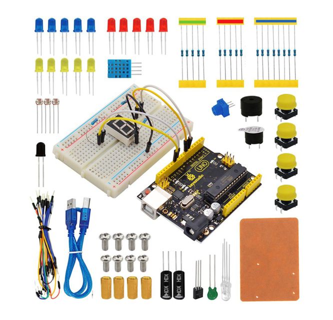 Uno R3 Breadboard Kit For Arduino Ks0070