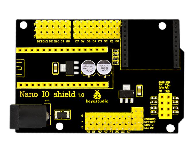 Nano Io Shield Fpr Xbee & Nrf2401 Socket Ks0146