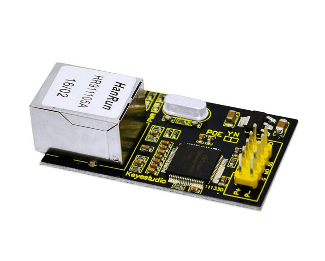 W5100 Poe Pi A Ethernet Network Module Ks0148