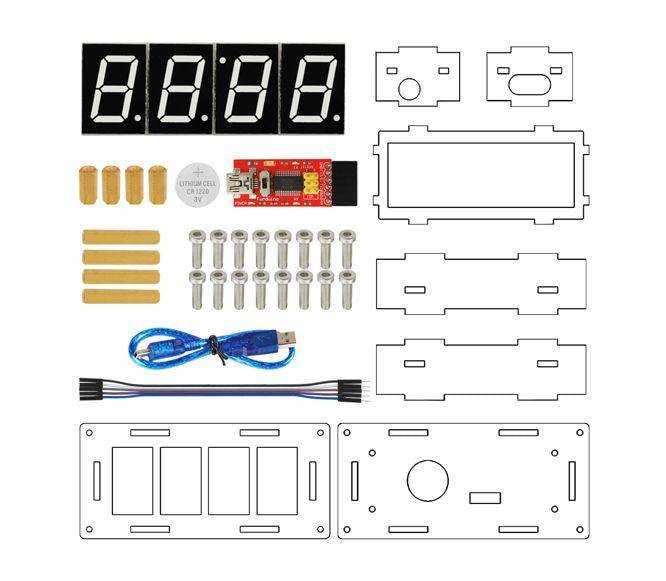 Arduino Based Electronic Digital Clock Kit Ks0201 - Livestainable.co.za