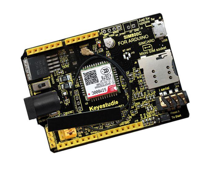 Sim800 C Shield For Arduino Uno R3 And Mega 2560 Gprs/Gsm Ks0254 - Livestainable.co.za