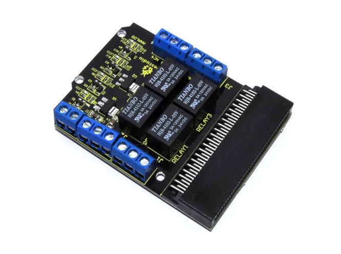 4 Ch Relay Micro:Bit Breakout Board 5 Vdc Ks0293