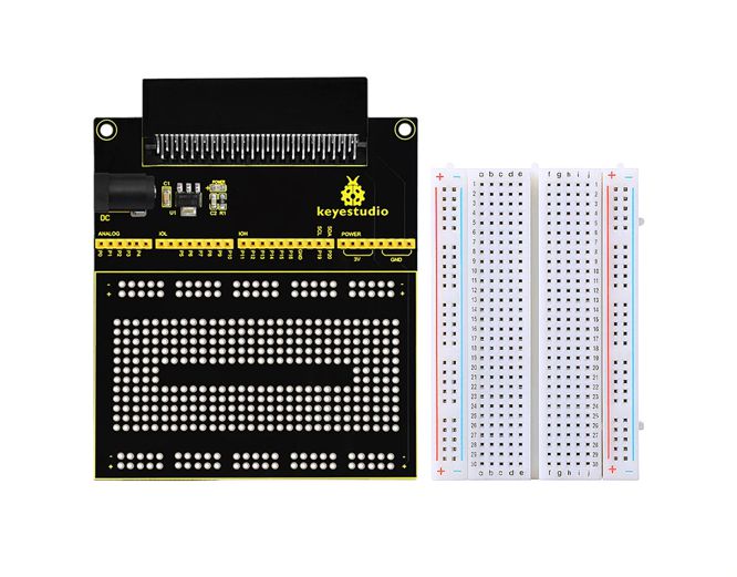 Prototyping Breakout Board V2 + Breadboard Ks0307