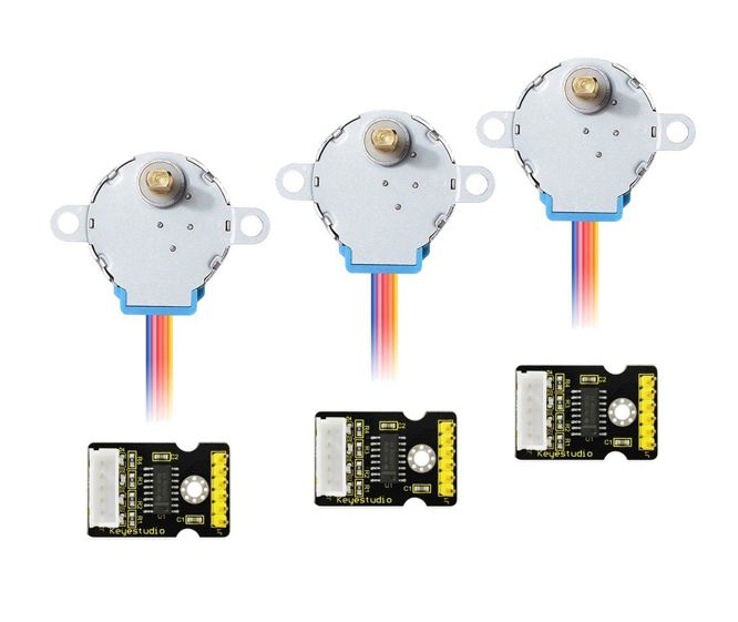 5 V Stepper Motor+Stepper Motor Drive Board 3 Pcs Ks0327