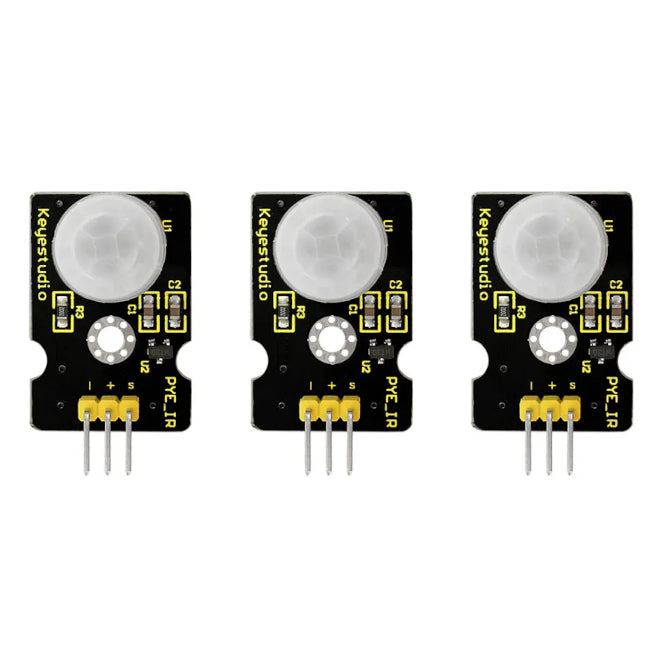 3 Pcs Pir Motion Sensor Development Board Ks0335