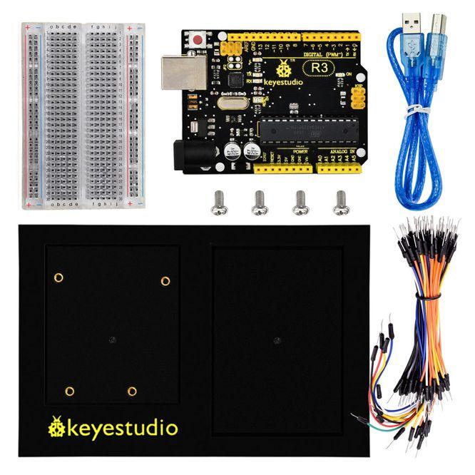 Uno R3+Breadboard+Chassis+65 Wires+Usb Cable Ks0337 - Livestainable.co.za