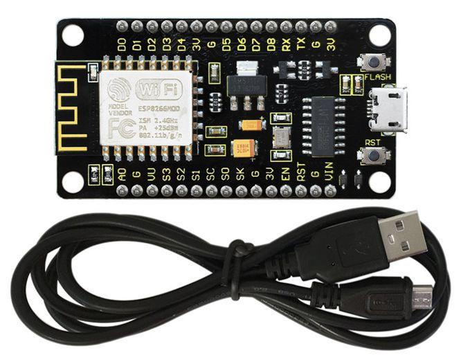 Nodemcu Lua Esp8266 Esp 12 Wifi Mod+1 M Usb Cab Ks0367 - Livestainable.co.za