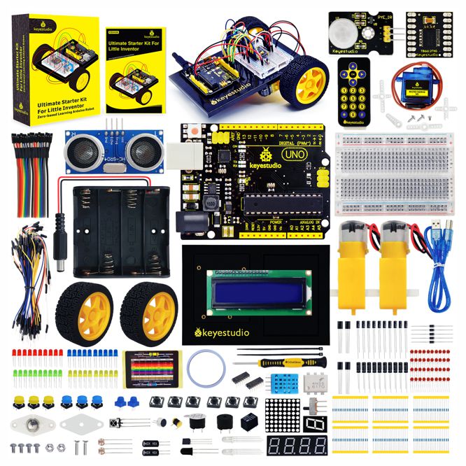 Arduino Based Ultimate Robotics Starter Kit Ks0436