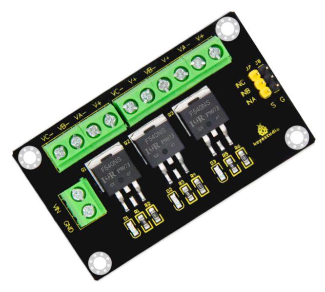 3 Ch Mosfet Driver / Relay Board 30 A 100 V Ks0449 - Livestainable.co.za