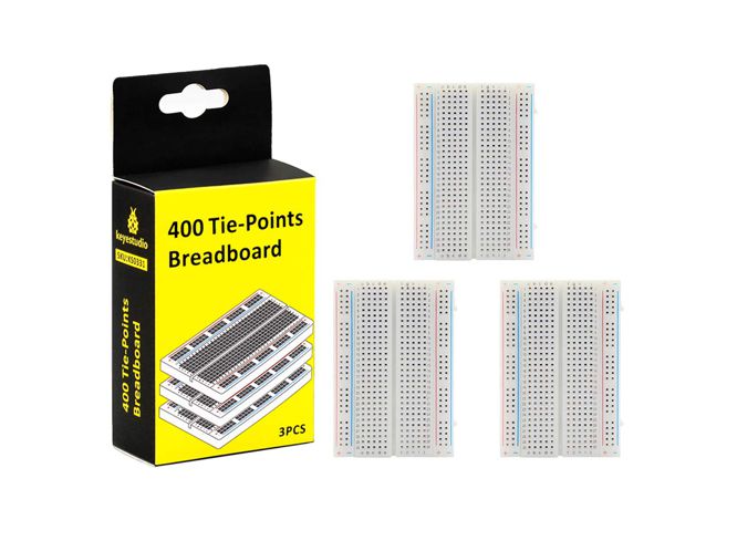 400 Holes Mini Breadboards 3 In A Box Ks0331