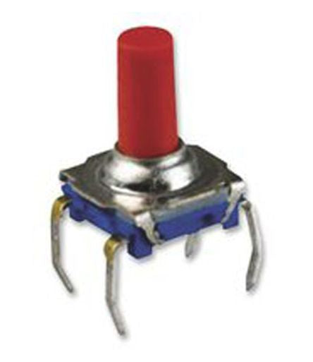 Pcb Tactile Switch 7.4x7.4 Mm Red Ksl0 M331 Lft