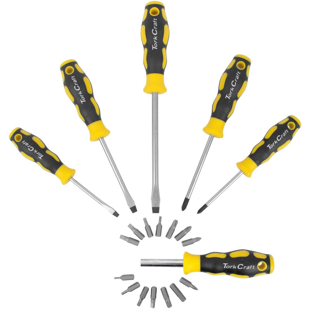 20 Pc Screwdriver Set Includes Insert Bits - Livestainable.co.za