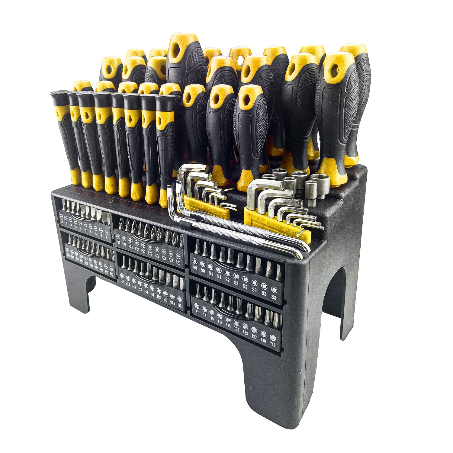 Tork Craft 116 Pc Screwdriver Bit Set & Hex Key Set