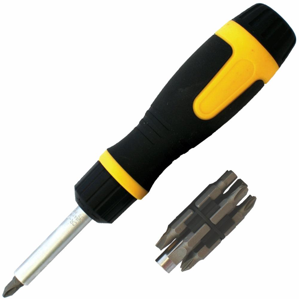 Ratchet Screwdriver 13 In 1 With Insert Bits - Livestainable.co.za