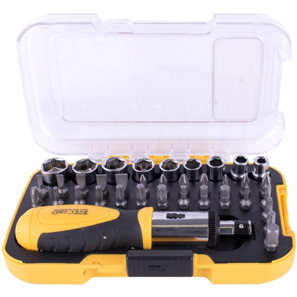 Screwdriver Ratchet Bit Set 37 Pc - Livestainable.co.za