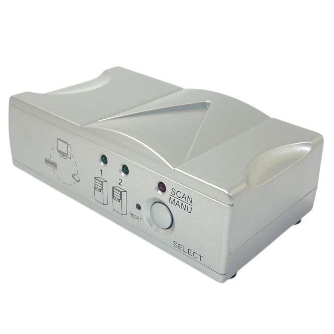 2 Port Auto Kvm Switch 200 M Hz 140x80x41mm Kvm2 Wc