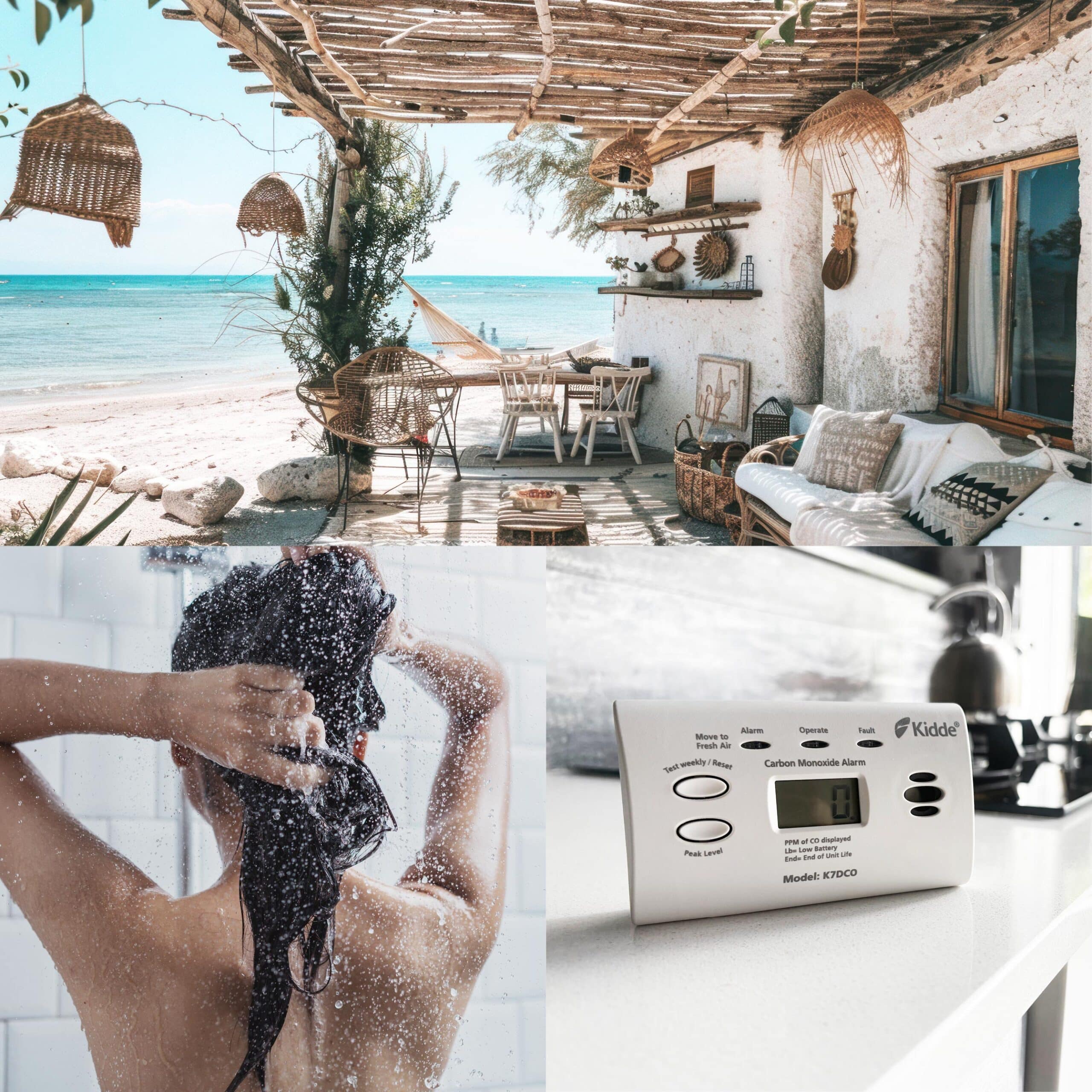 Dewhot Carbon Monoxide Alarm With Digital Display