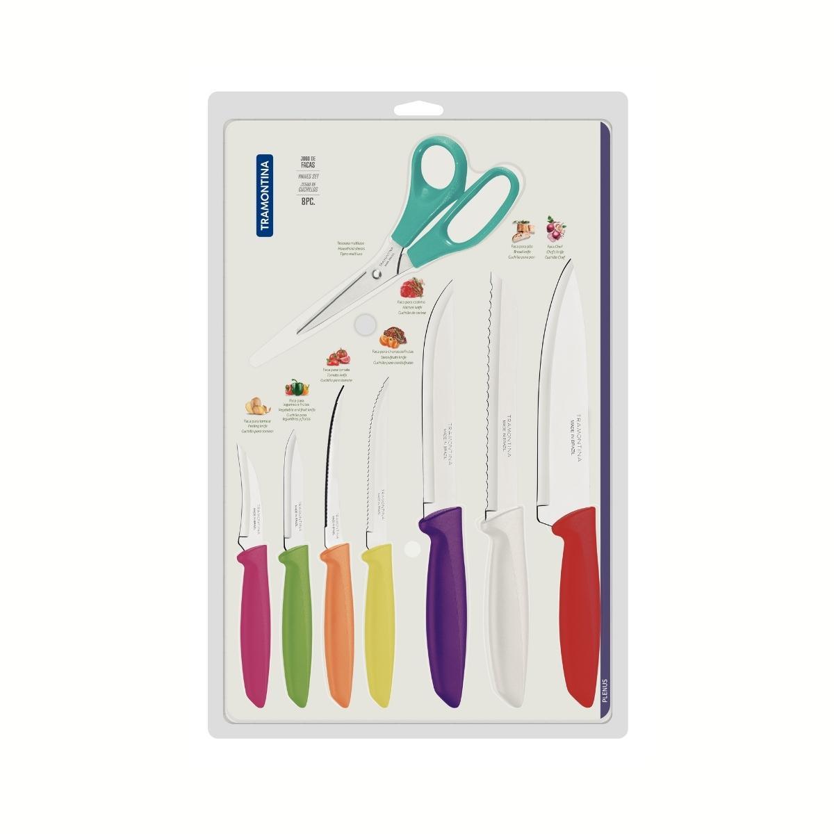 Tramontina Plenus Kitchen Utility Set 8 Pc Bp - Livestainable.co.za