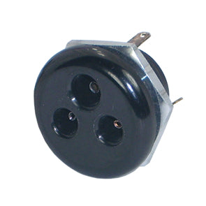 Socket 3 Pin P/M Mains L1436 Bs