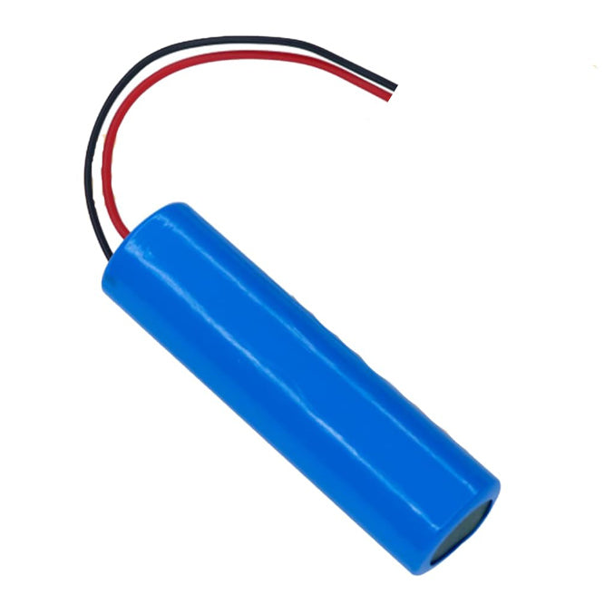 Bat Li Ion 3 V7 1 A2 18x65mm 2 Wire Leads L18650 L 1.2 A