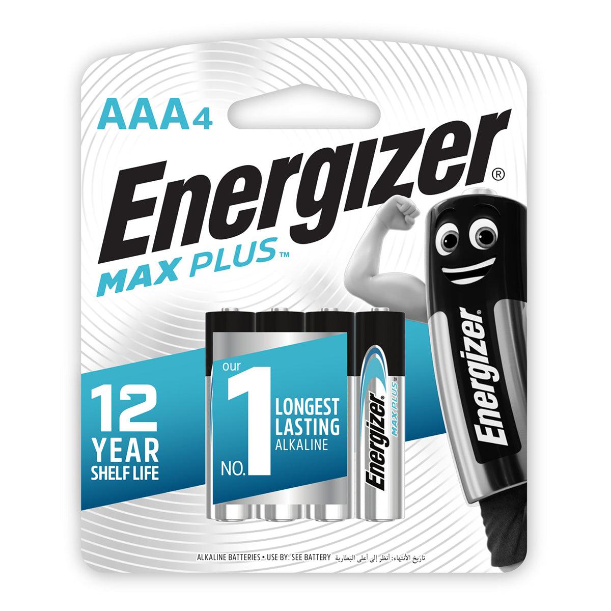 Energizer Battery Max Plus Aaa 4 Pack - Livestainable.co.za