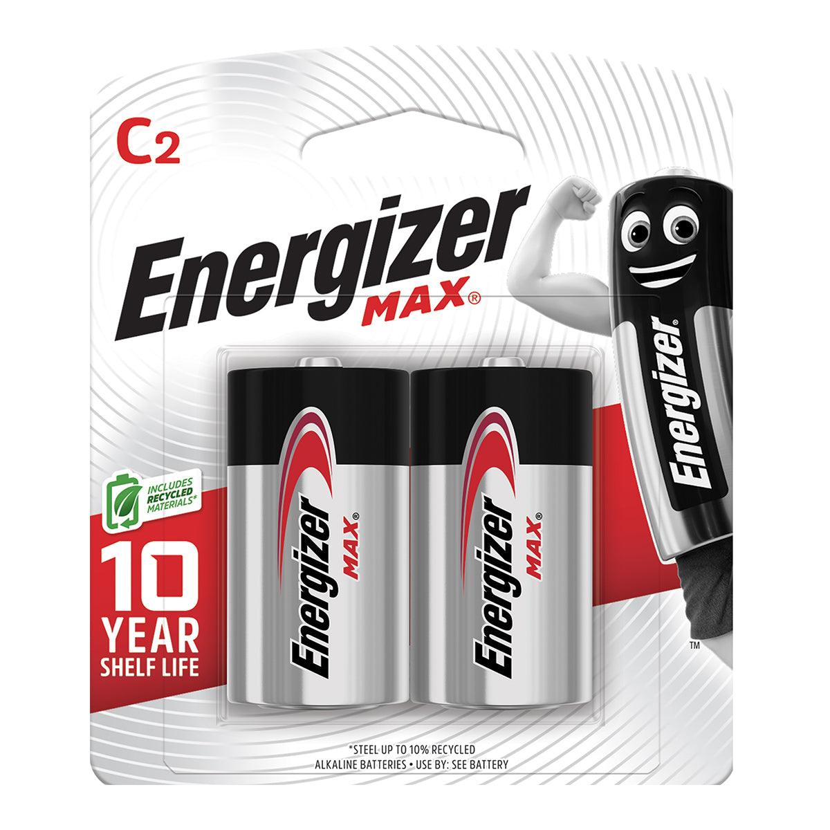 Energizer Battery Max C 2 Pack - Livestainable.co.za