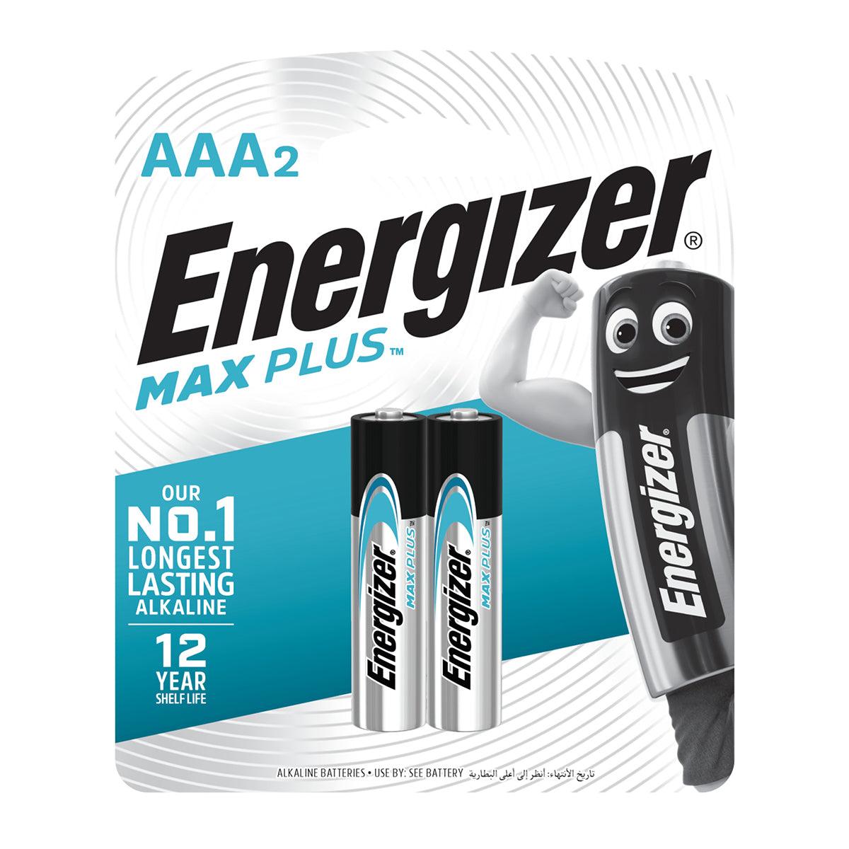 Energizer Battery Max Plus Aaa 2 Pack - Livestainable.co.za