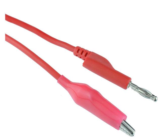 Lead Banana Plug Croc Clip Red L4139 X1 Red - Livestainable.co.za