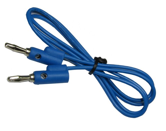 Banana Plug To Plug 4 Mm Lead 900 Mm Blue L4139 X Blue