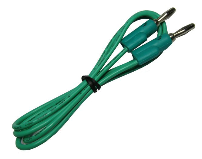 Banana Plug To Plug 4 Mm Lead 900 Mm Green L4139 X Green