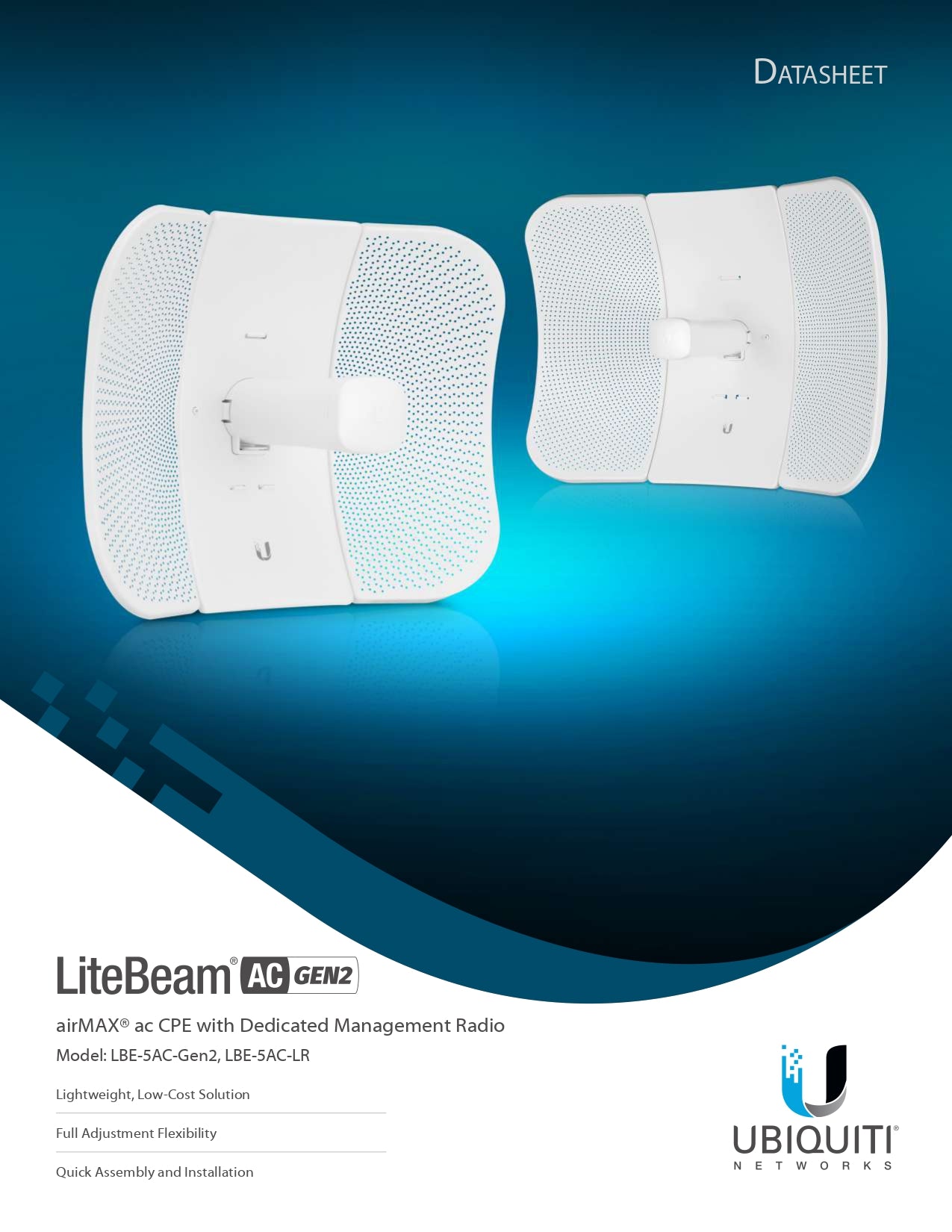 Airmax Litebeam GEN2 5GHZ 23DBI AC