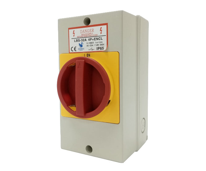 Load Break Switch 100 A 440 V 4 P + Encl Lbs 100 A 4 P Encl