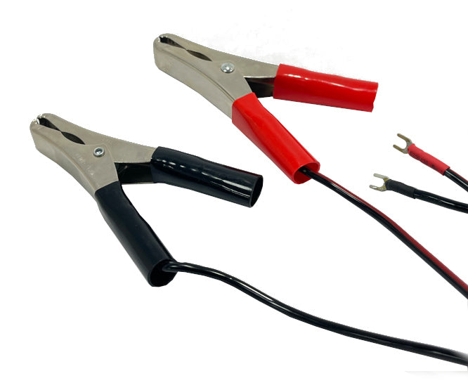 Lead Fork Term 4mm To Alligator Clip Set L=1m Lead 003