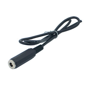 2.5mm Dc Plug In Line Open End Lead Straight 180348