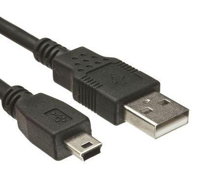 Lead Usb A Plug To Mini B Plug 3 M Black Zq 408 3 M - Livestainable.co.za