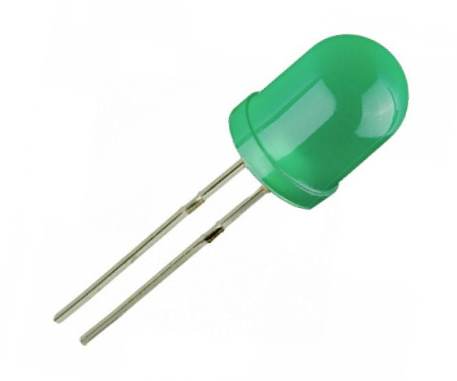 Led 10mm Di Gr Rnd 100mcd 25.4mm 50 D Bl B2130 A