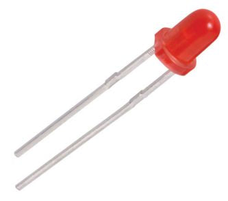 Led 3mm Red Diffused Rnd 15mcd Bl B5441