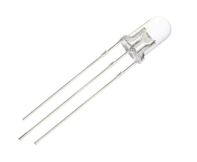 Bi Colour 3 Pin Clear Yellow & Green Comon Anode 5mm Led Bl Byg204 B