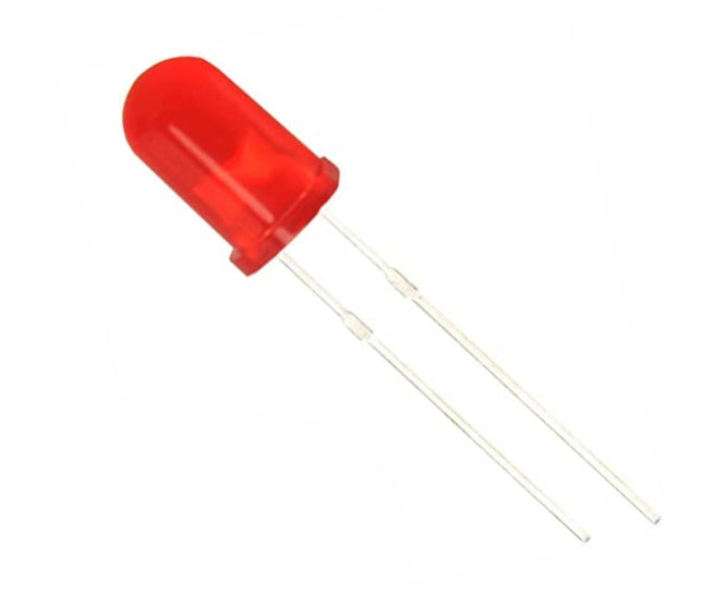 Led Low Current 5mm Difused Red Round 8mcd 35 Deg. Bl B4534 L