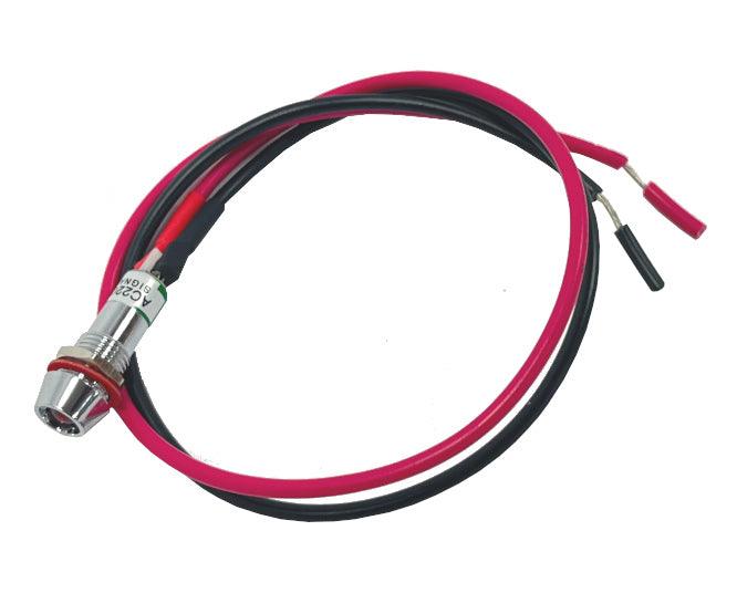 8mm Red Led Indicator 220 Vac With 300mm Lead Xd22 8 220 Vac Red With Wire - Livestainable.co.za