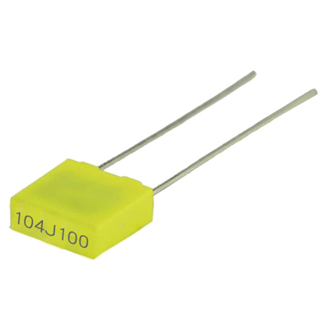 Polyester Film Capacitor 100n F 100 V P=5mm Cl712 A104 J05 L