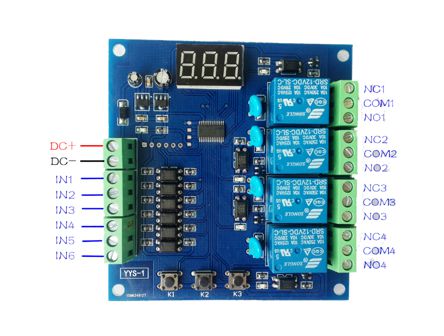 Program. Intermittent / Loop Timer Module 5 V 190241