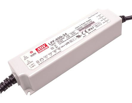 Power Supply Encl. Led Driver I=220 O=14 24 V 2.5 A 60 W Lpf 60 D 24