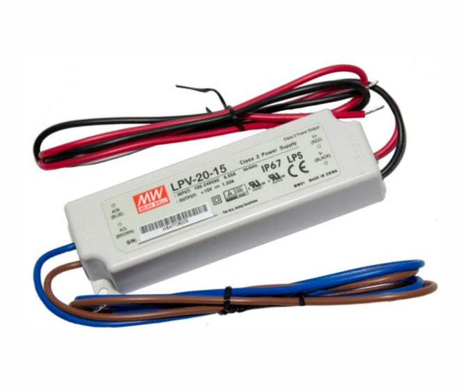 Power Supply Encl. Led Driver I=220 O=15 V 1.33 A Lpv 20 15